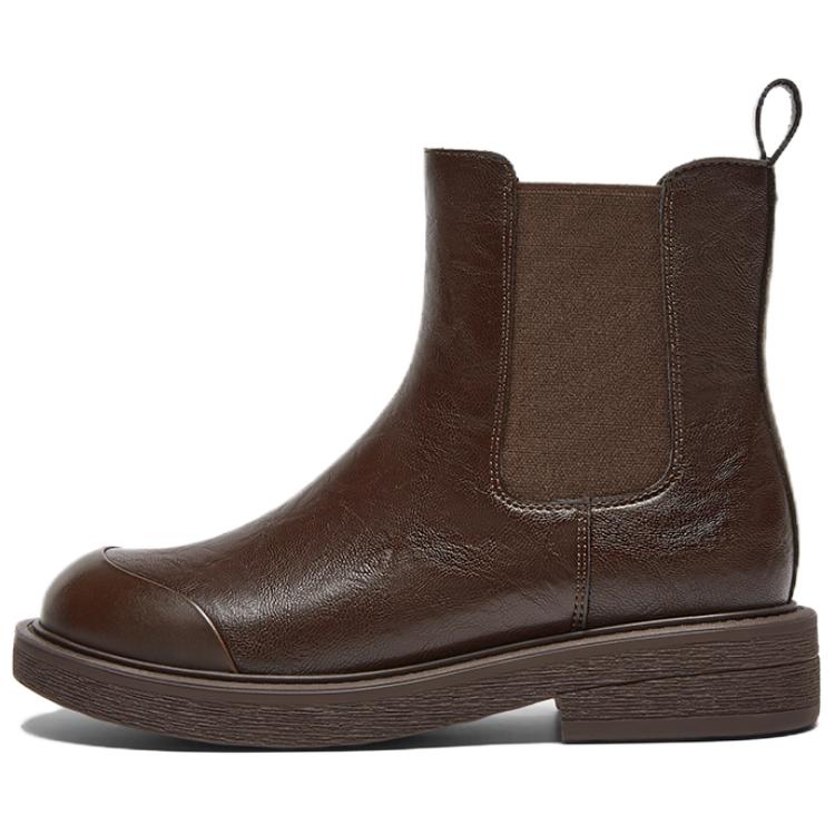 Короткие женские ботинки челси BASTO, Brown