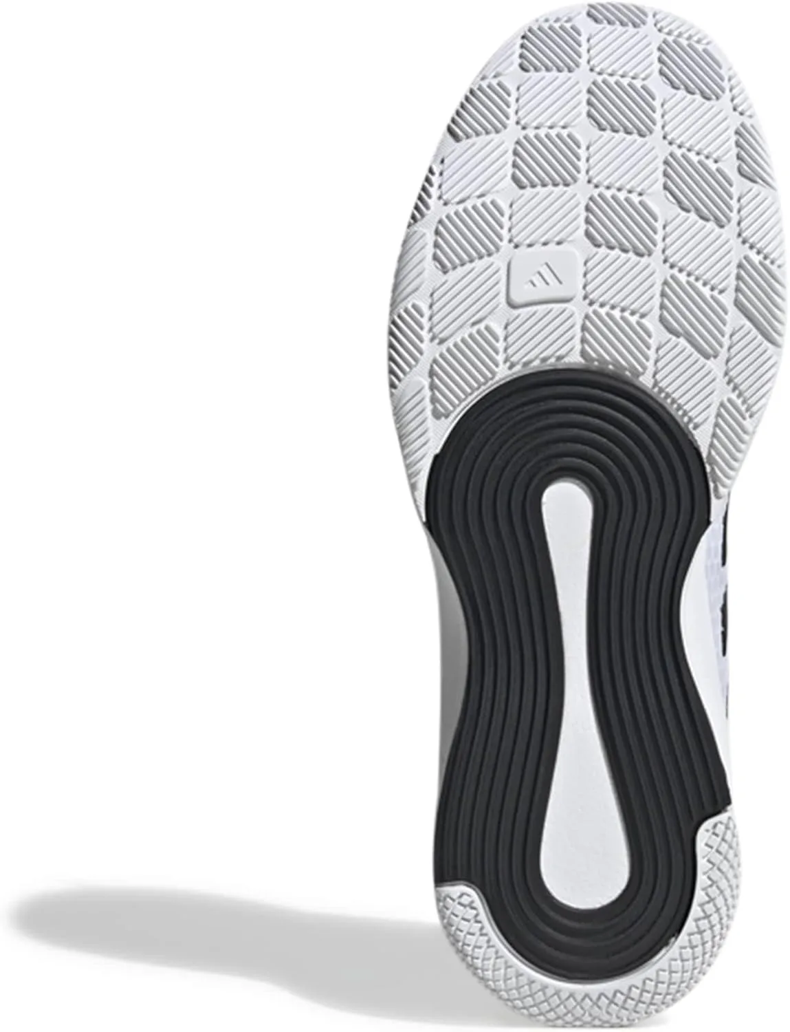Мужские кроссовки Adidas Novaflight 2 для игры в помещении, белый/черный — фото 3