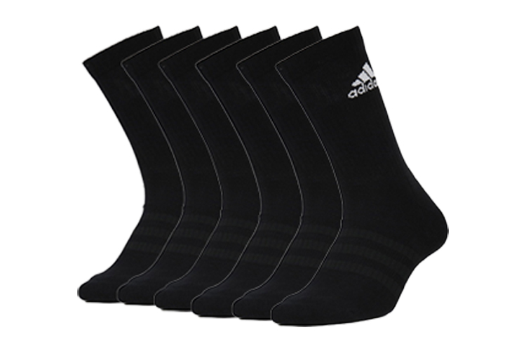 

Носки Mid-Calf Unisex Black Adidas, 3 пары