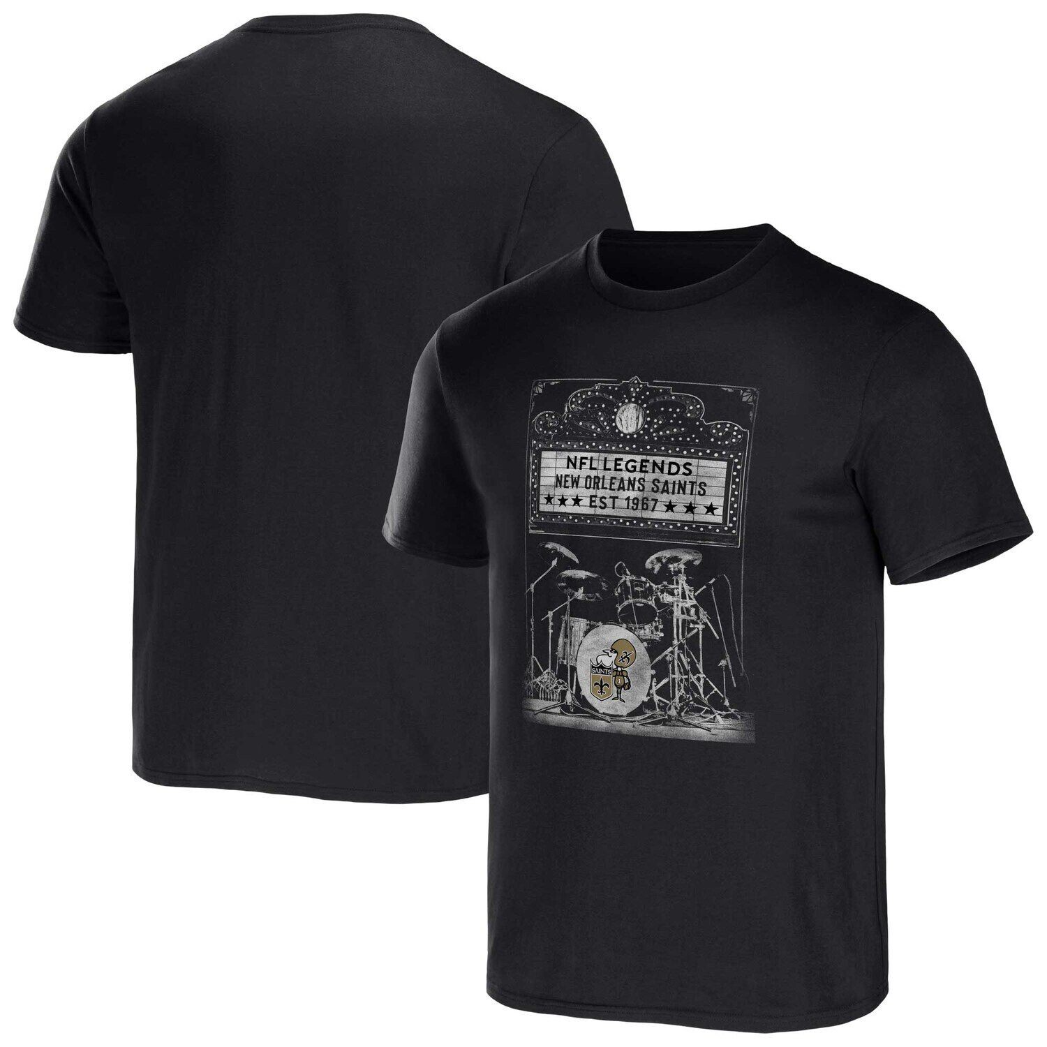 

Мужская черная футболка Fanatics NFL x Darius Rucker Collection New Orleans Saints Band, Черный, Мужская черная футболка Fanatics NFL x Darius Rucker Collection New Orleans Saints Band