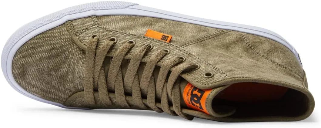 Мужские высокие кроссовки DC Shoes - Hightop Shoes for MenSneaker, Washed Olive — фото 4