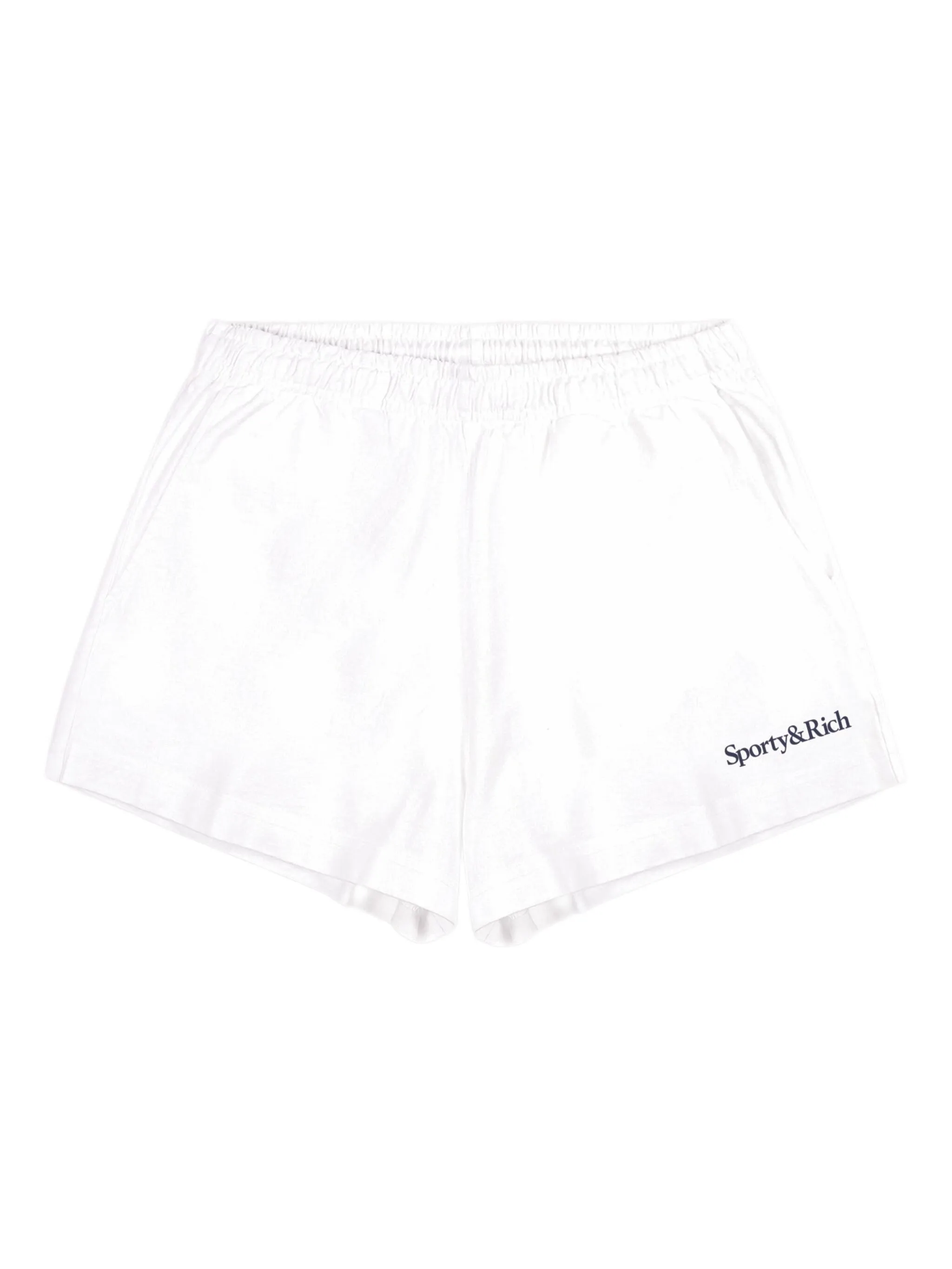 

Шорты с вышитым логотипом Sporty & Rich, белый