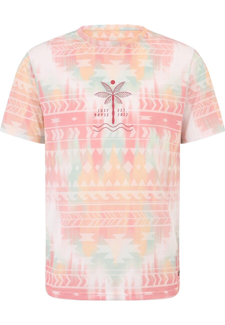

Классическая футболка Just Rhyse Shirt Pocosol, цвет rose/dusky pink