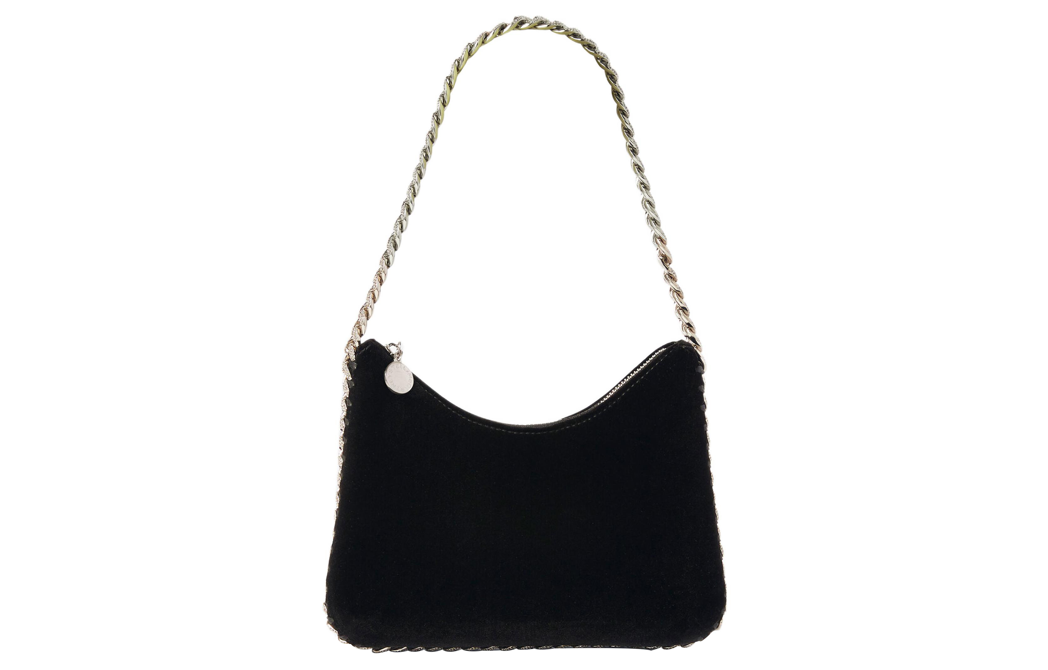 

Falabella Мини Сумка Через Плечо Бархатная Женская Черная Stella McCartney