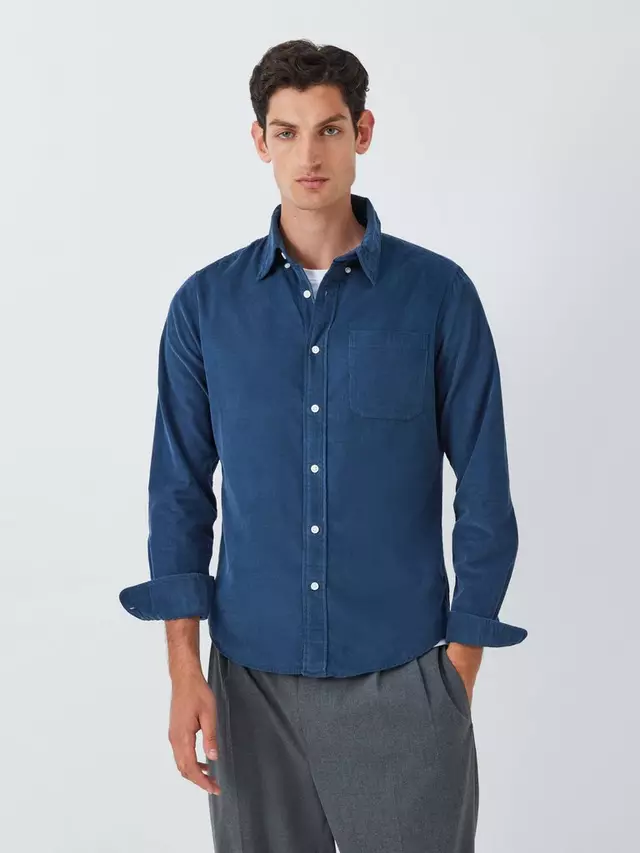 

Рубашка John Lewis Slim Fit Long, цвет orion