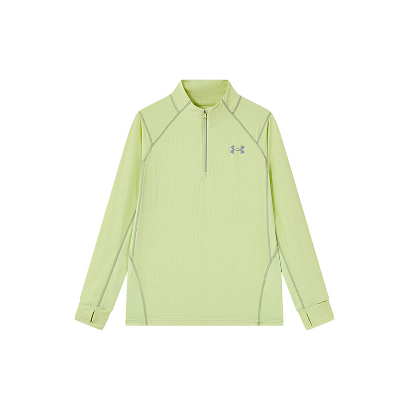 

Футболка для детей Quick Dry, для всесторонних тренировок подростков Under Armour, lime зеленый