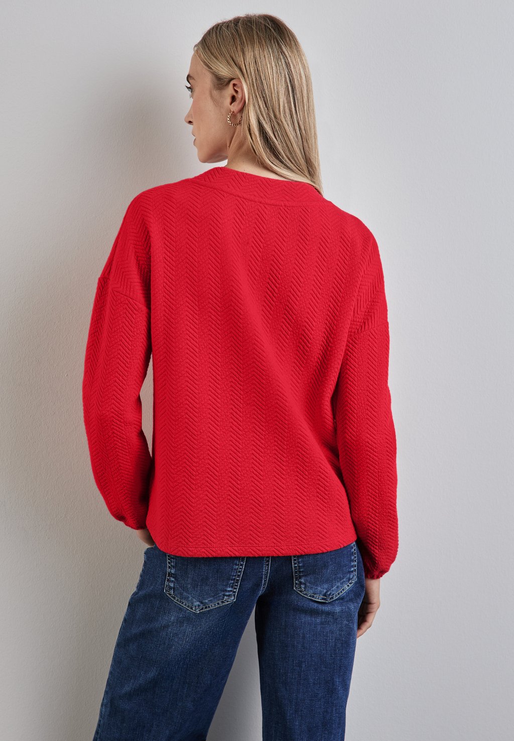 

Топ с длинными рукавами STRUKTUR MIT TURTLENECK Street One, красный