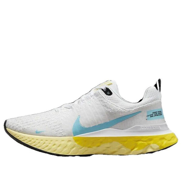 Кроссовки react infinity run flyknit 3 Nike, белый