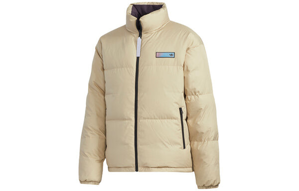 Пуховик adidas originals Premium Jkt 1 Stay Warm Woven Reversible Cargo Stand Collar Sports Down Jacket Purple, фиолетовый — фото 3