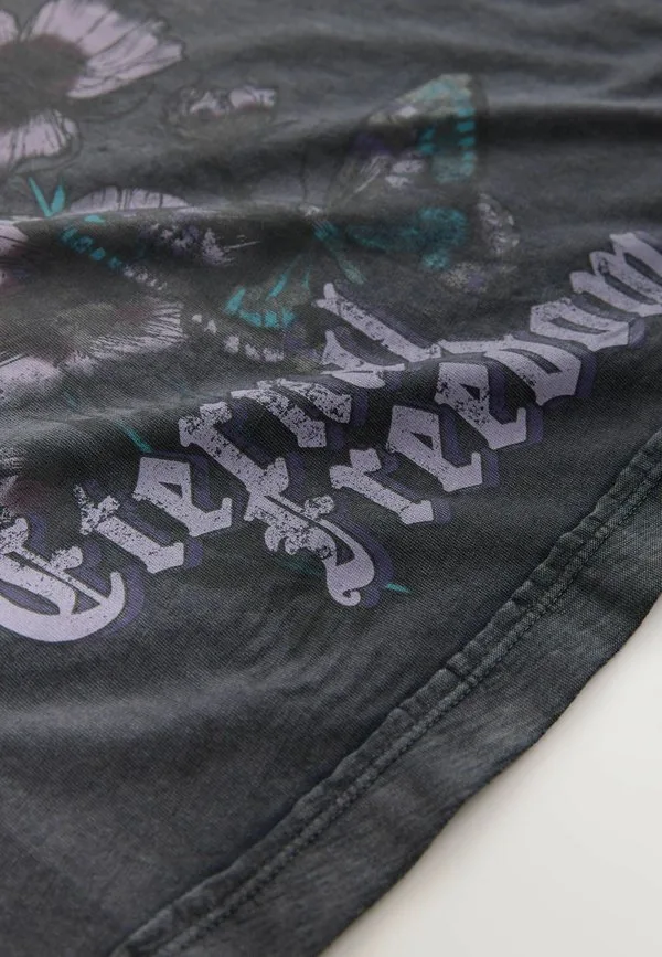 Футболка с принтом Next, Charcoal Grey Floral — фото 2