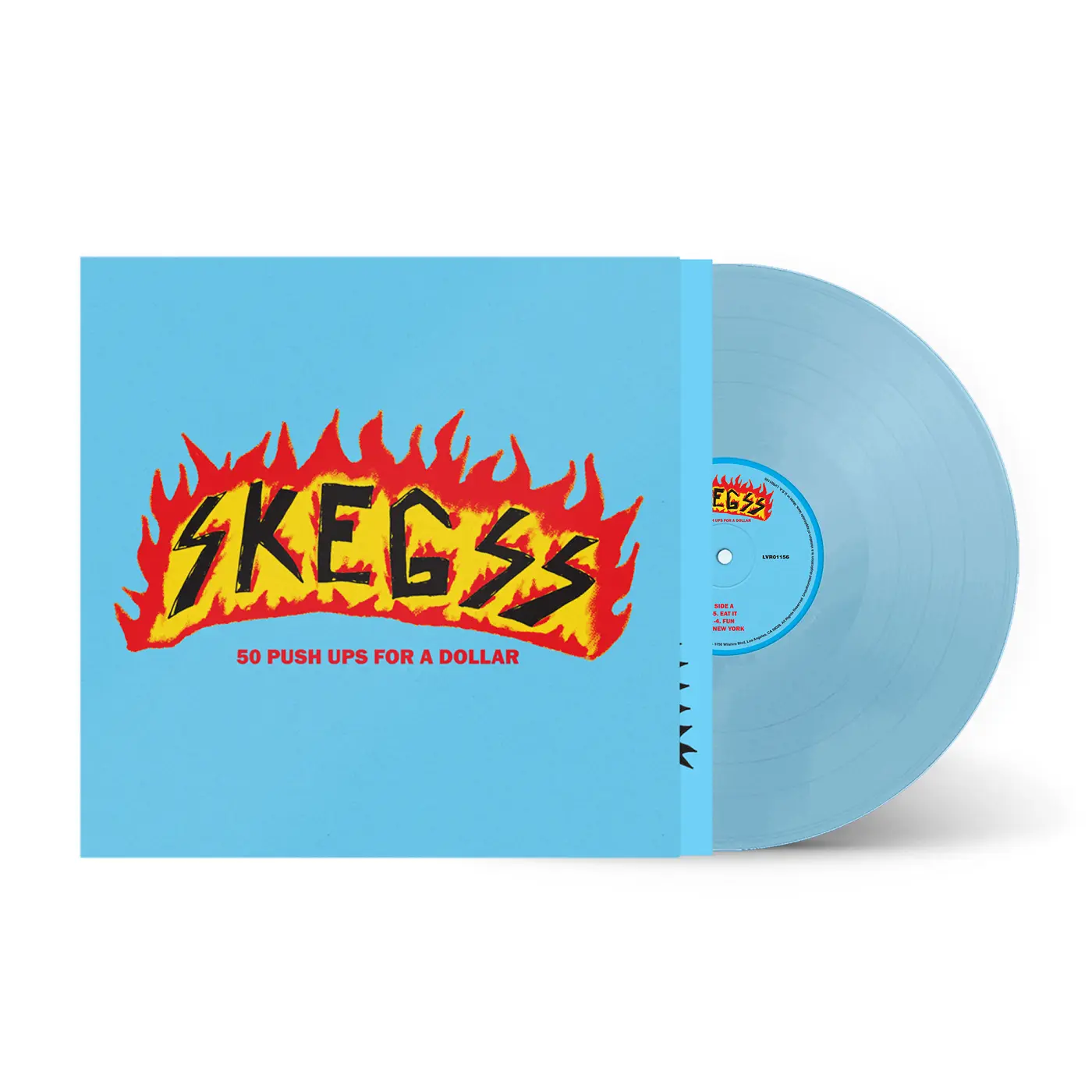 

Виниловая пластинка 50 push ups for a dollar baby blue vinyl Skegss