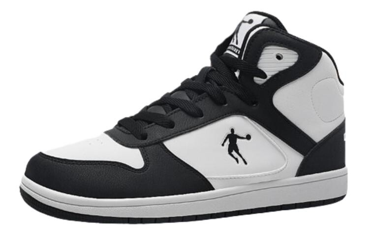 

Кроссовки QIAODAN Skateboarding Shoes Men High-top, белый/черный