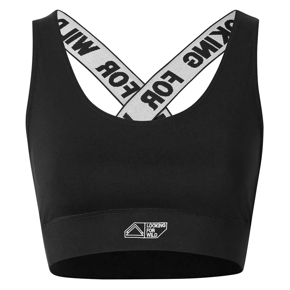 

Спортивный бюстгальтер Looking For Wild Annita sports bra, черный