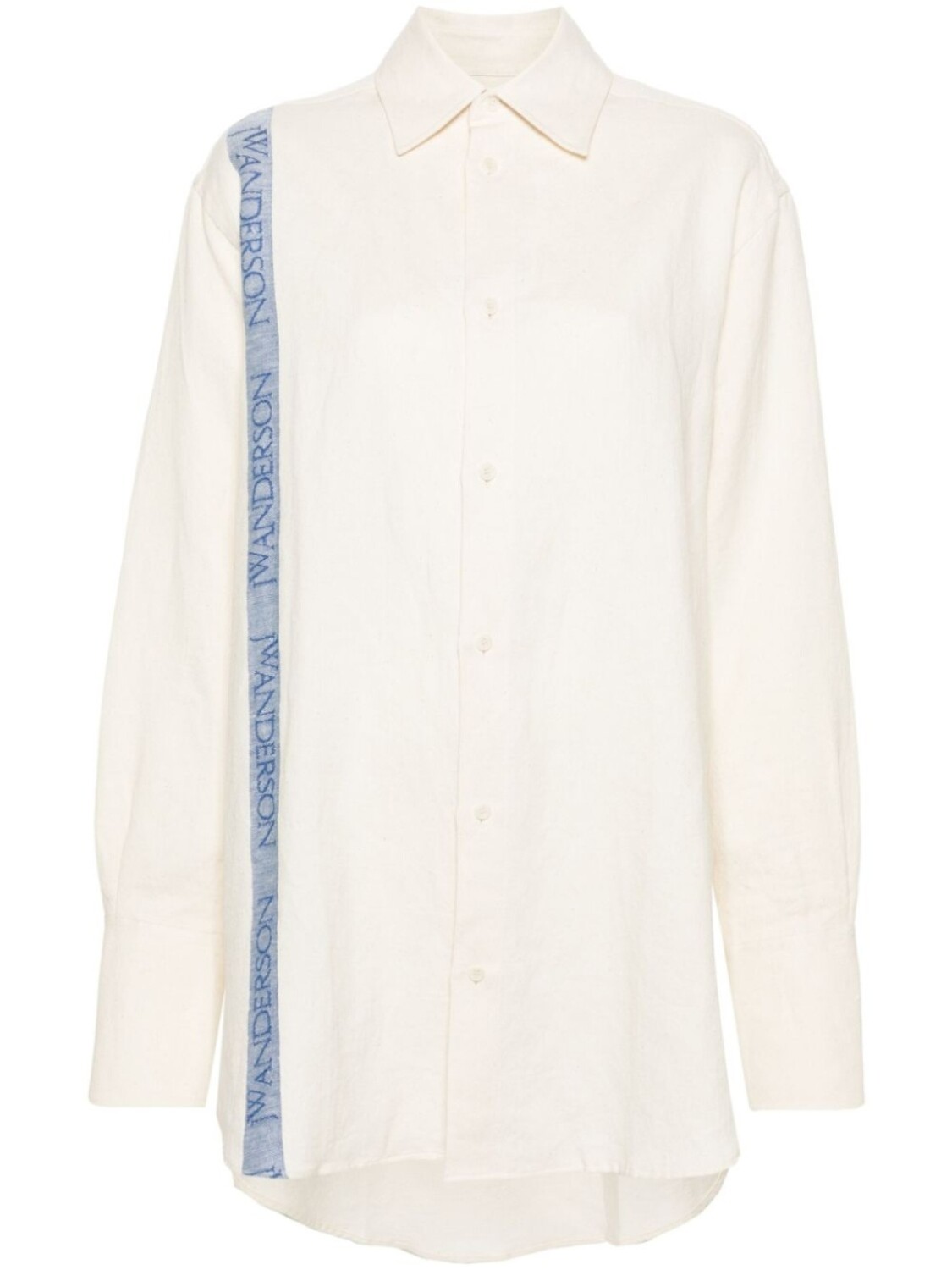 

JW Anderson рубашка с логотипом, нейтральный цвет