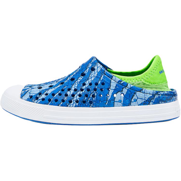 

Детские сандалии FOAMIES BOYS с низким верхом, устойчивые к истиранию и дышащие Skechers Kids, синий