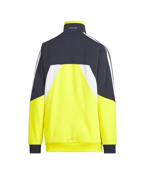 Куртка adidas Essentials Colorblock WU, джоггер, полиэстер, серая — фото 2