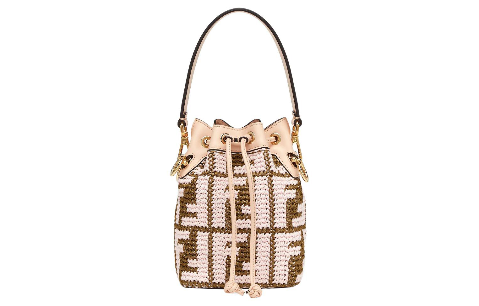 

FENDI Сумка ведро Raffia Mon Tresor