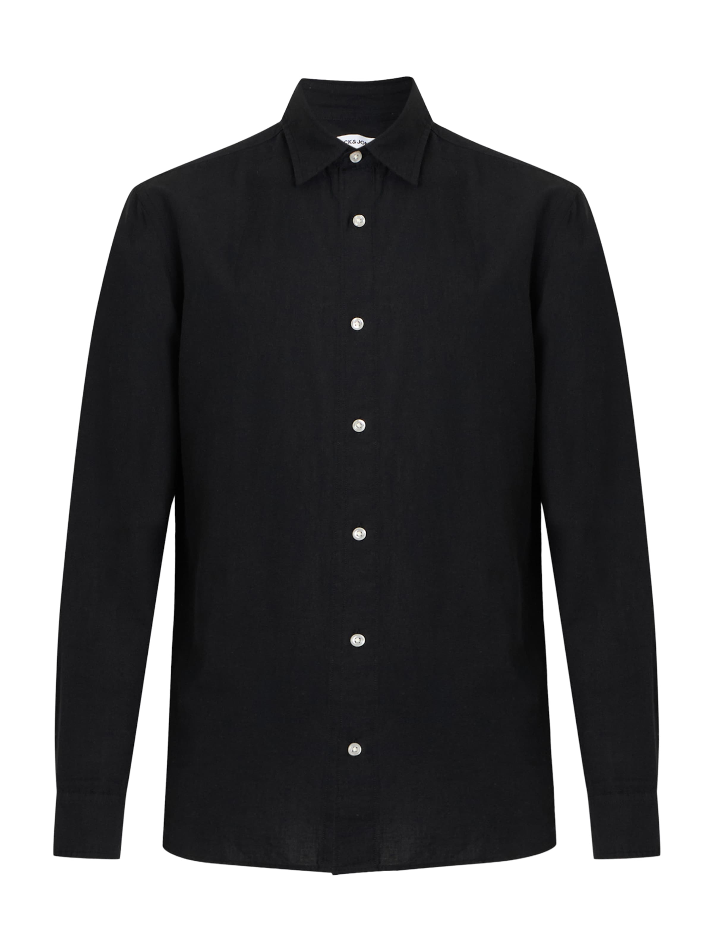 

JACK & JONES Рубашка на пуговицах 'JJEBreeze' Regular fit черная
