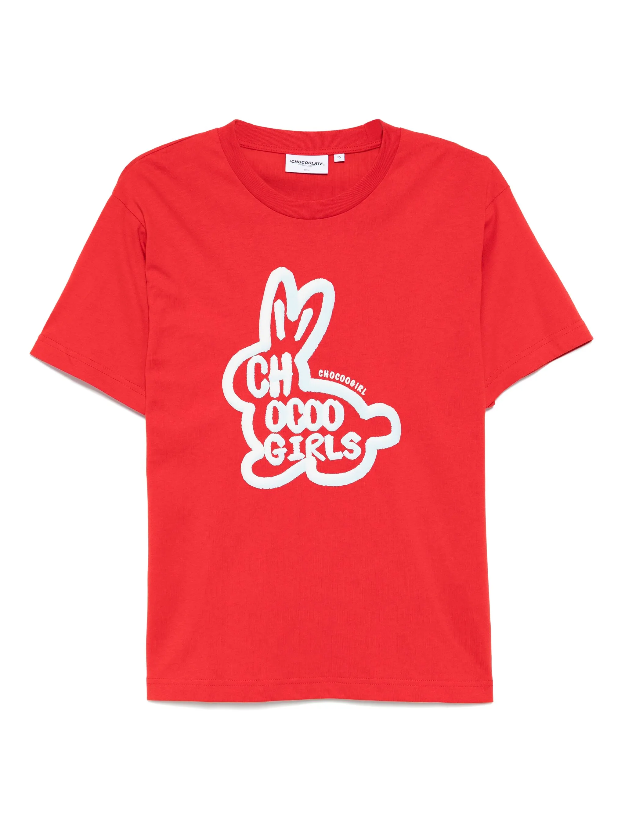 

Футболка с графичным принтом Chocoolate, красный