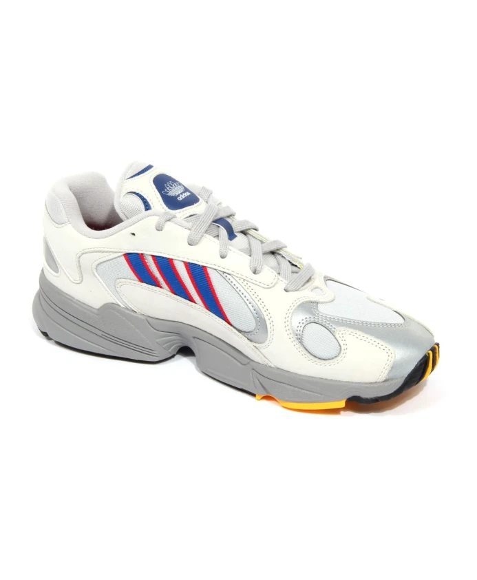Светло-Серые/Серебристые туфли Yung-1 Adidas, мультиколор — фото 2
