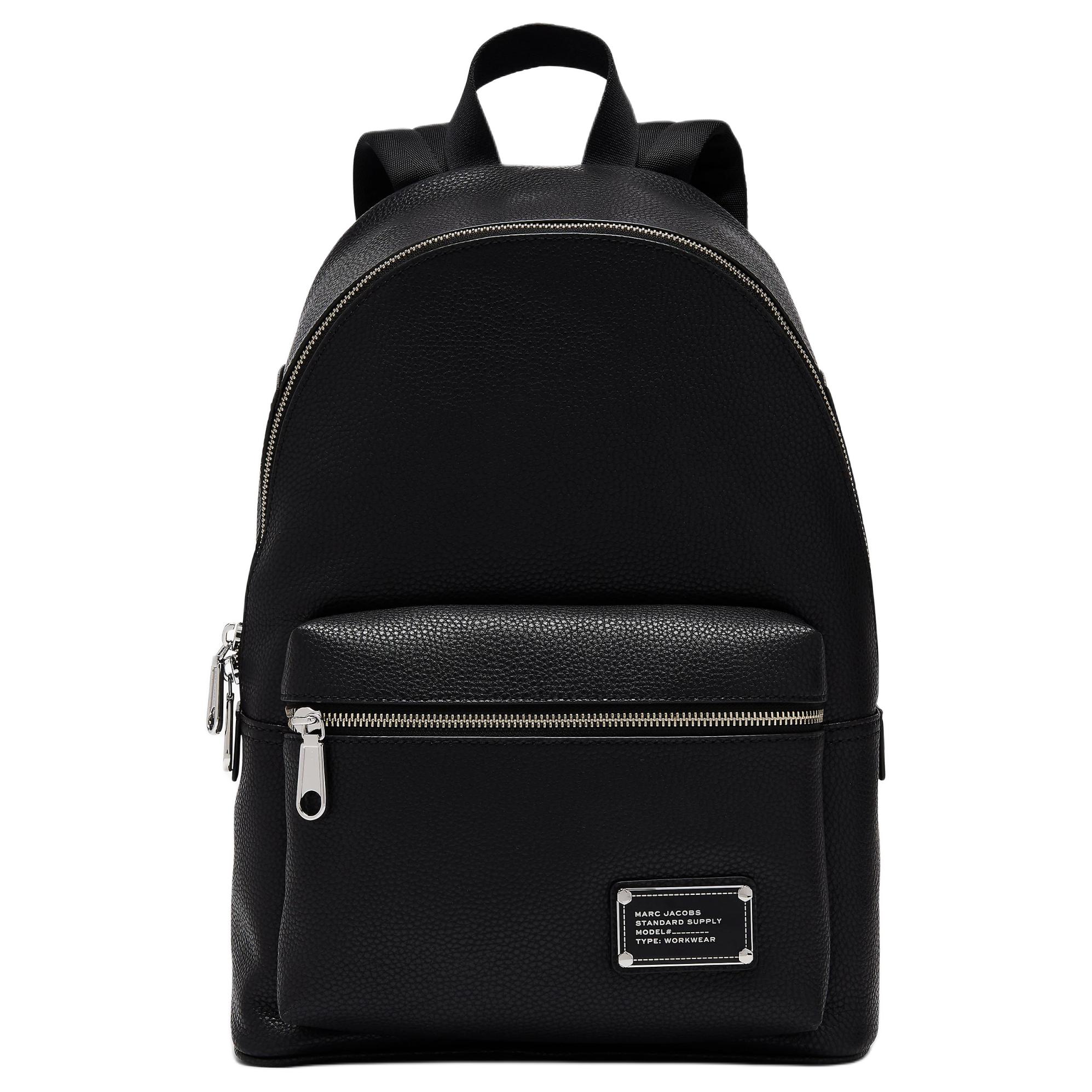 

MARC JACOBS Кожаный рюкзак унисекс черный