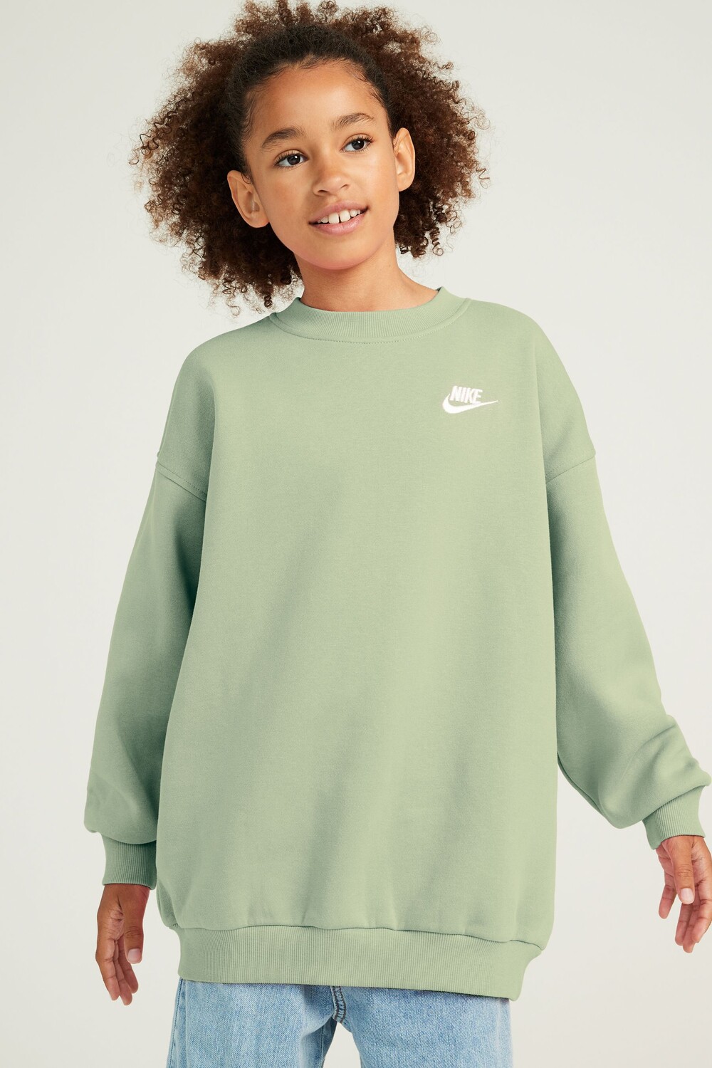 

Флисовая толстовка Oversize Club Nike, зеленый