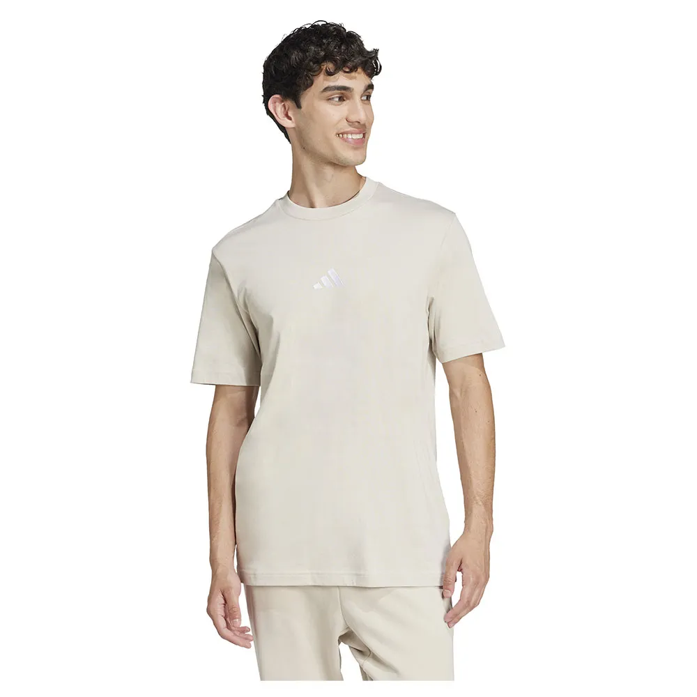 

Футболка с коротким рукавом adidas Essentials Small Logo Single Jersey, бежевый