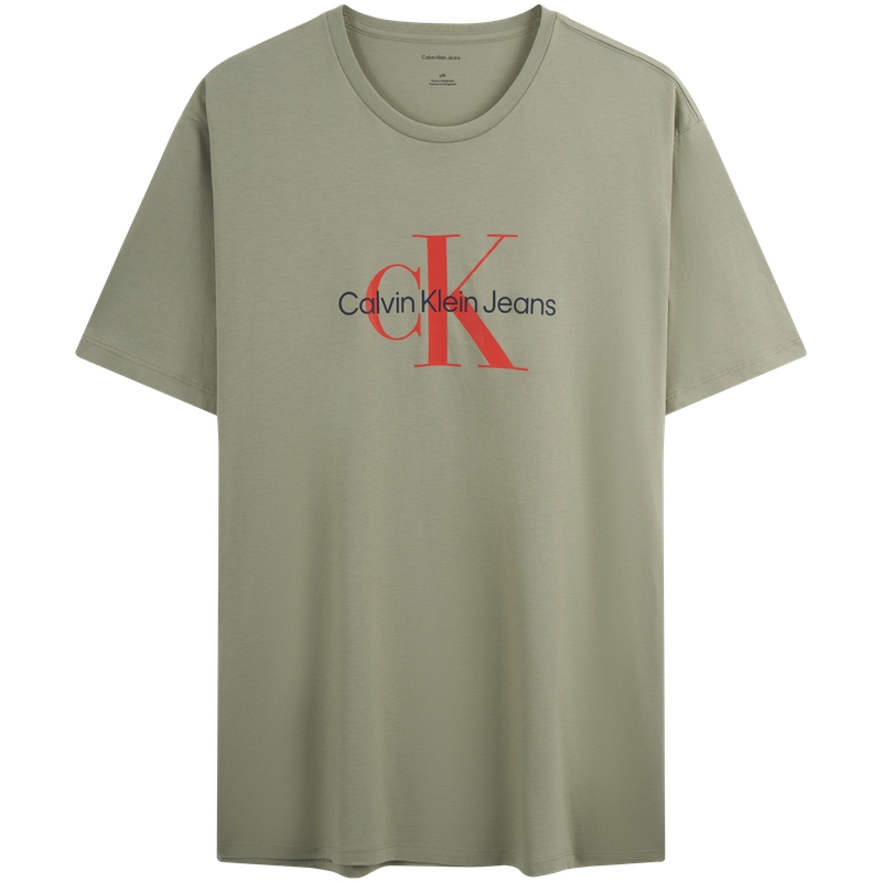 

Футболка с логотипом Calvin Klein, lrt-mugwort зеленый