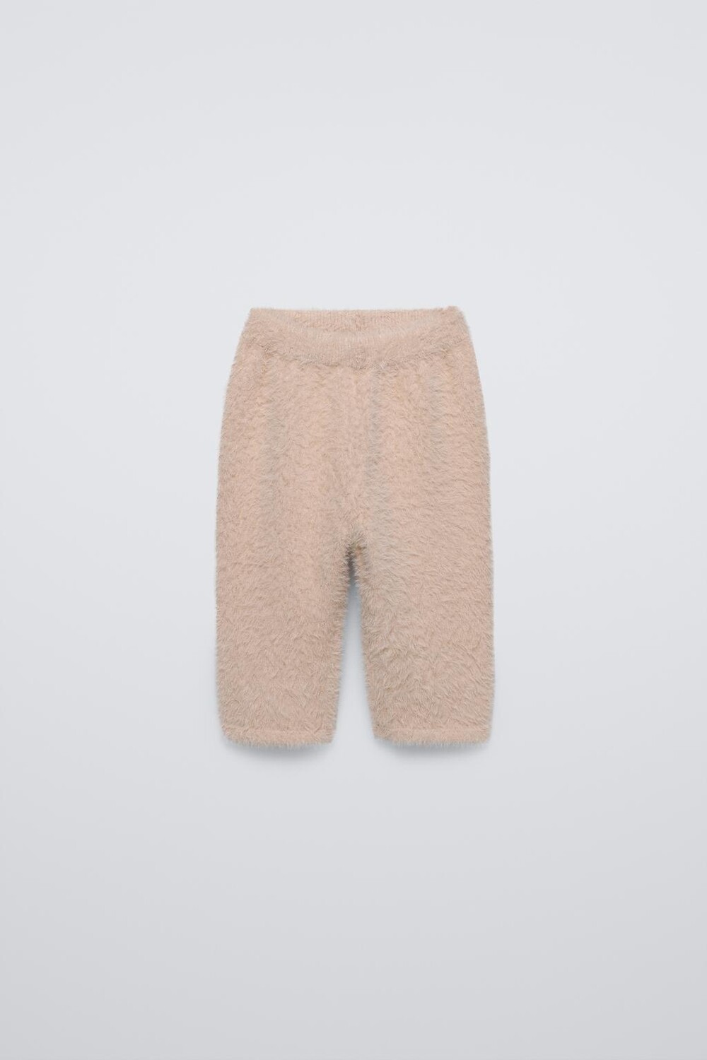

Брюки из искусственного меха ZARA, светло-бежевый