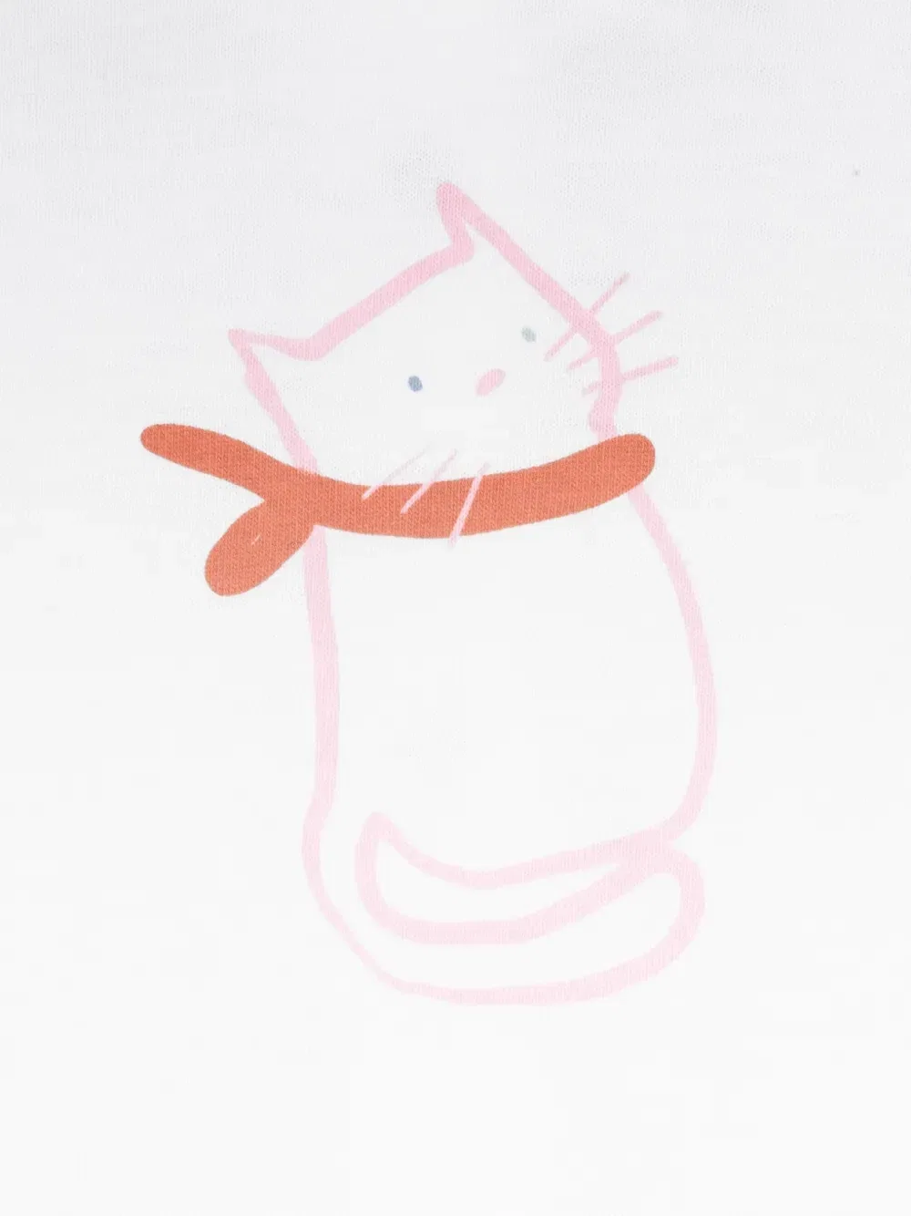 Футболка Mary Cat с оборками Knot, белый — фото 3