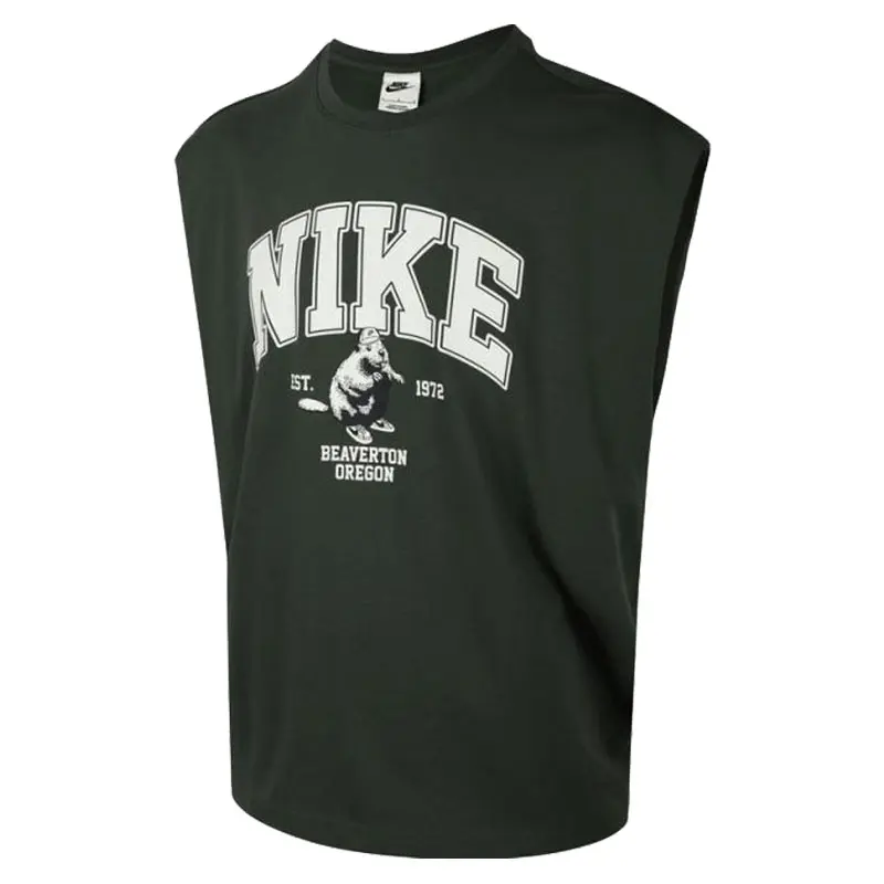 Nike Спортивная одежда SS25 баскетбольная майка мужская Vintage Green