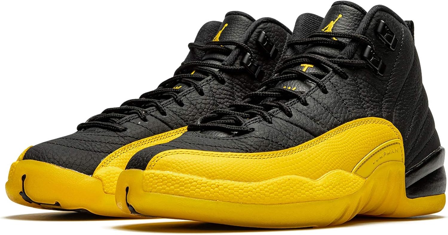 Кроссовки Air Jordan 12 GS University Gold Размер Nike, золотой — фото 2