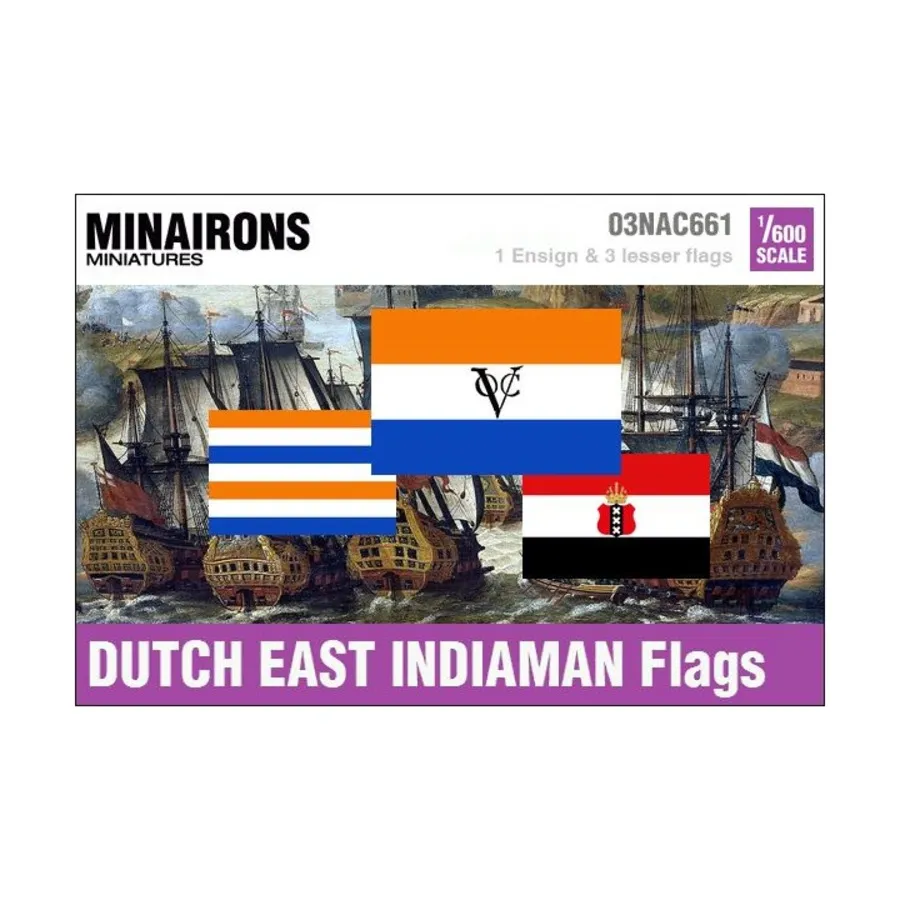 

Флаги Голландской Ост-Индской компании XVII века, Naval Flags (1:600)