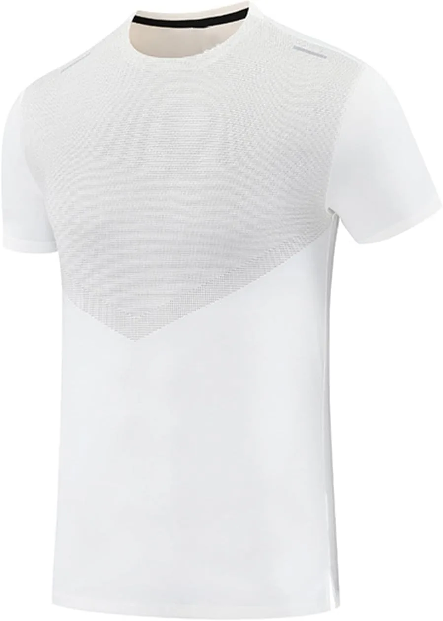 

Мужская футболка для бега с коротким рукавом, дышащая, легкая