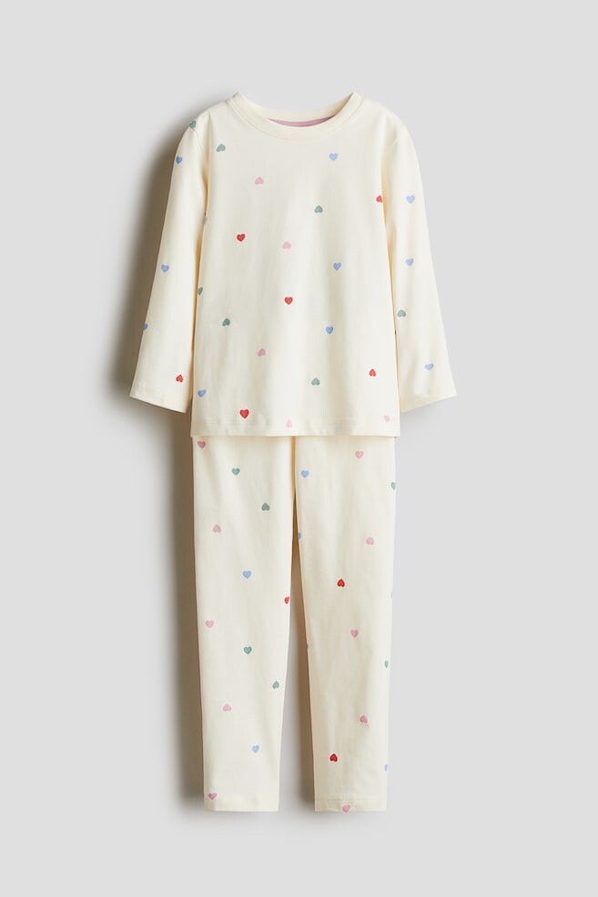 

Пижама из хлопка с принтом H&M, мультиколор