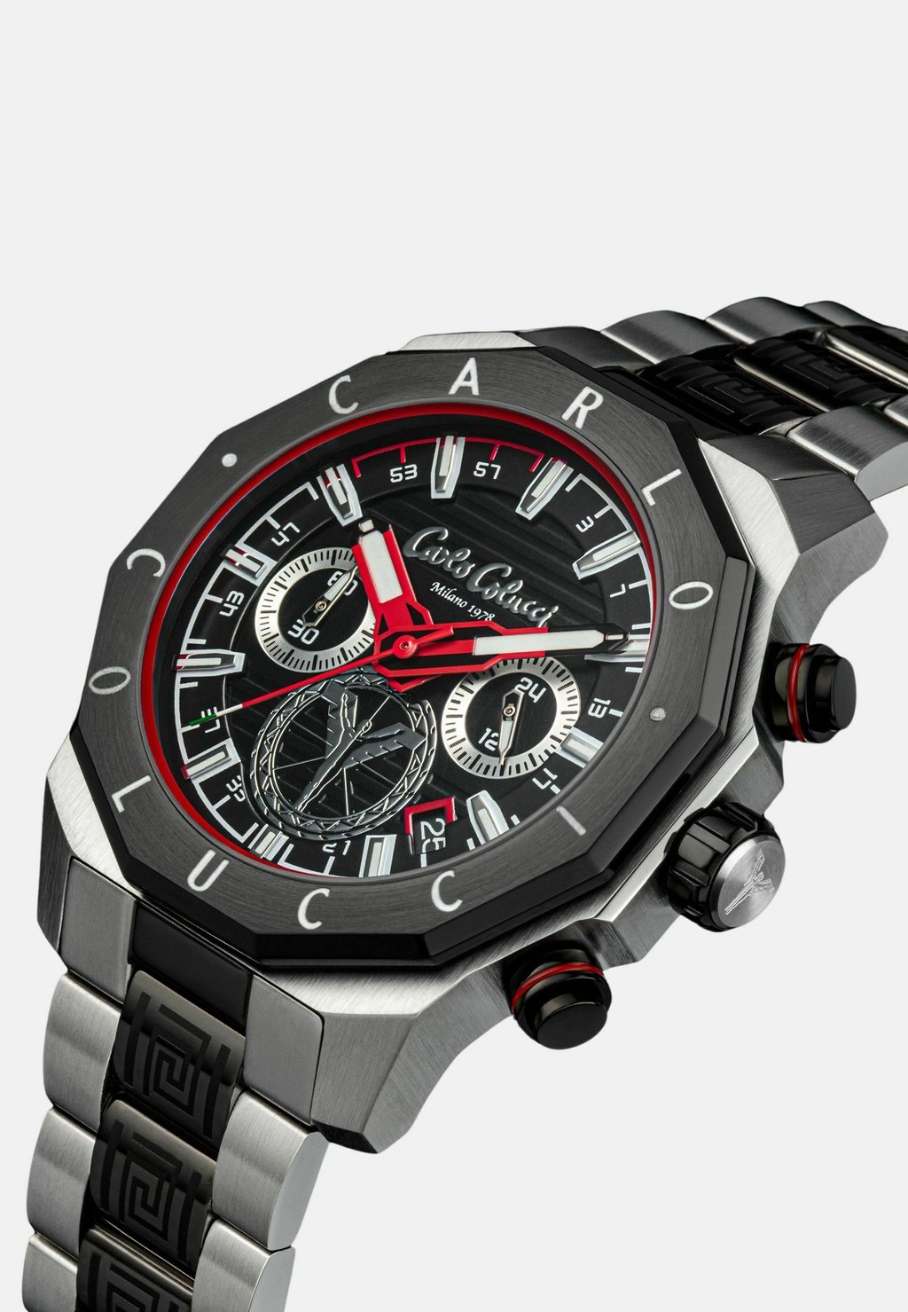 

Часы с хронографом HERRENUHR AUTOMATIK CC200 Carlo Colucci, серебристый