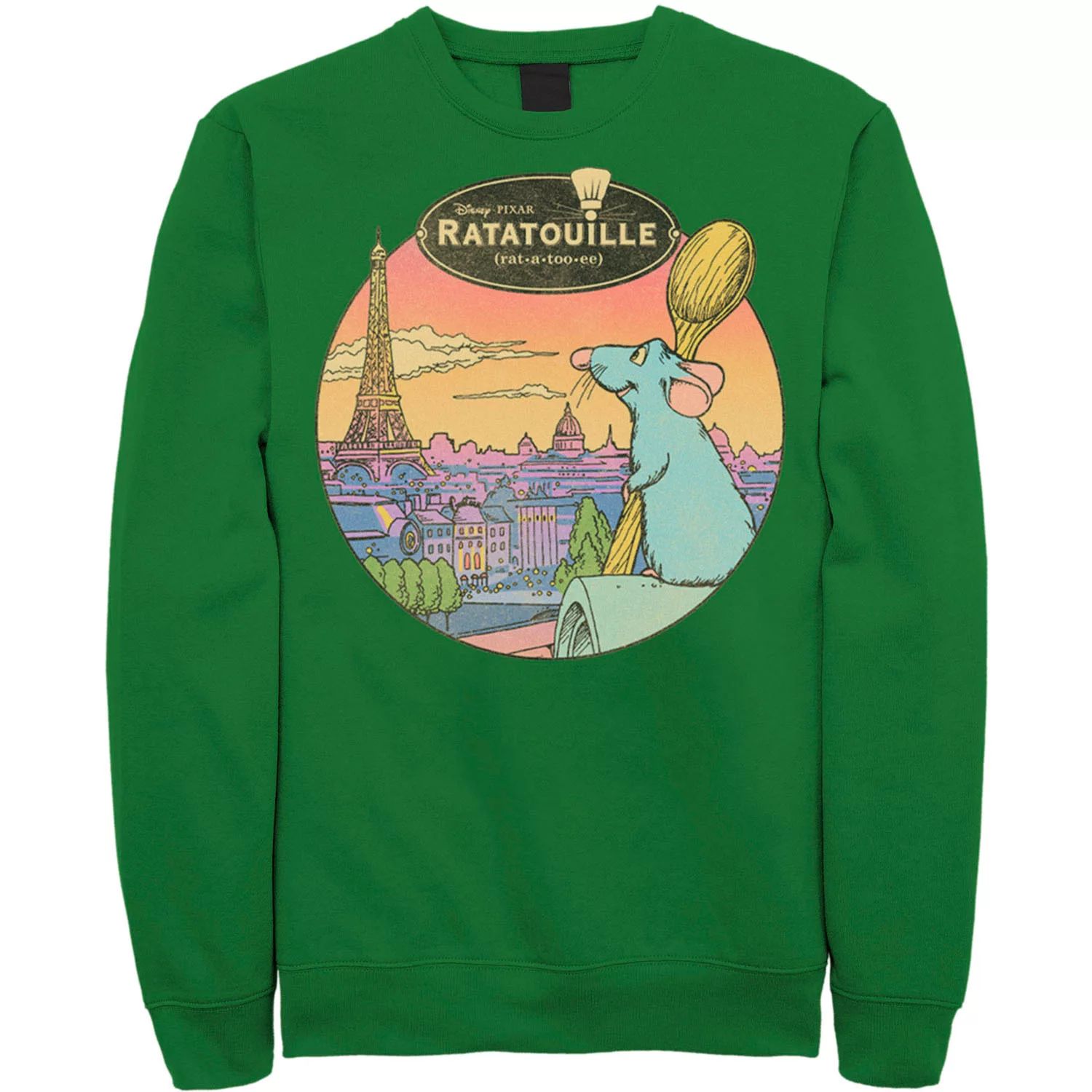 

Мужской свитшот Over Look Paris Disney/Pixar Ratatouille Licensed Character