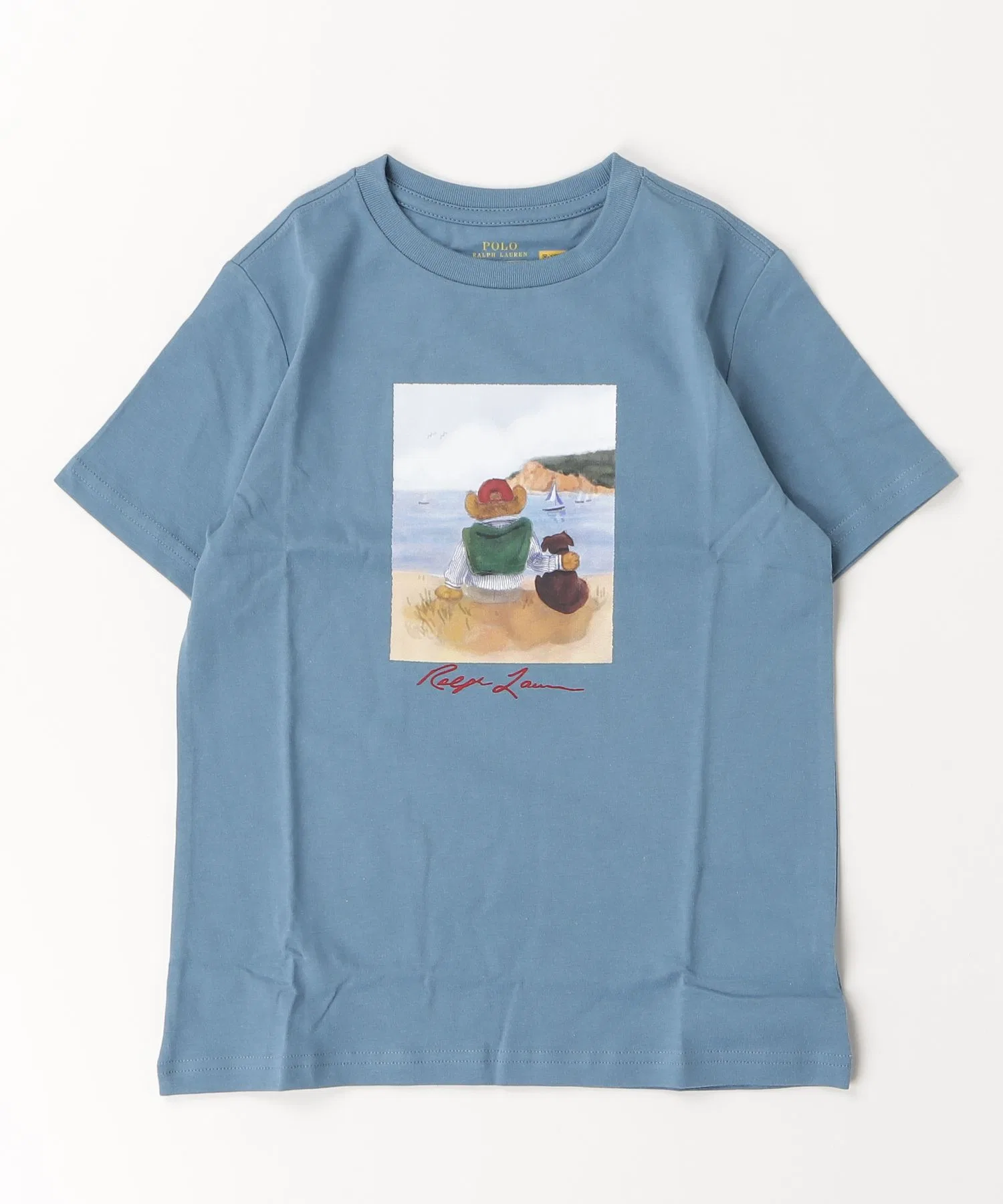 Детская футболка Polo Ralph Lauren с принтом Polo Bear — фото 2