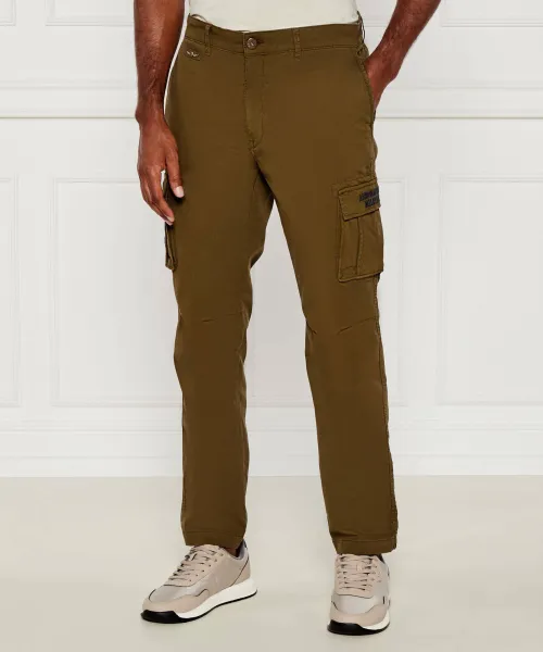 

Брюки-Карго Slim fit Aeronautica Militare, зеленый
