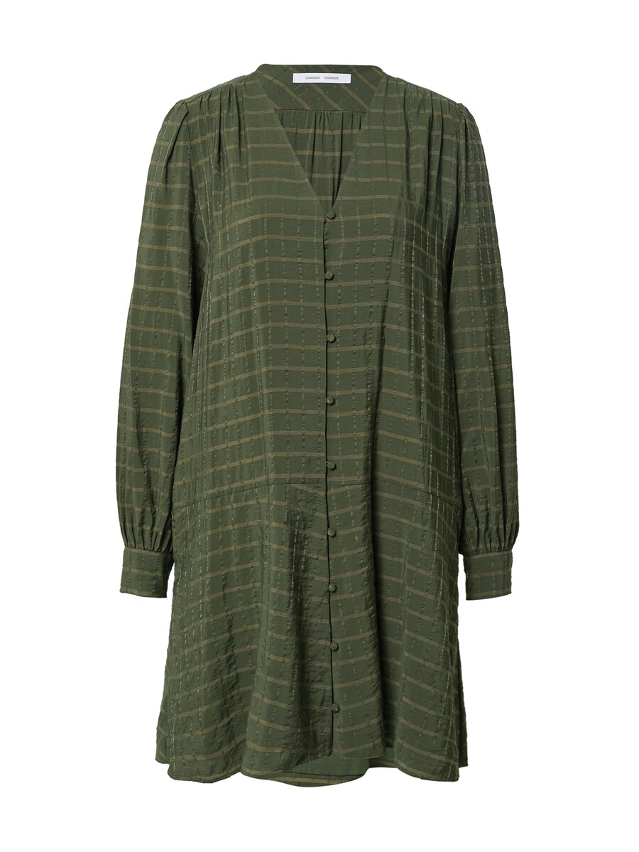 

Платье-рубашка Samsøe Samsøe JETTA, цвет Olive/Dark green