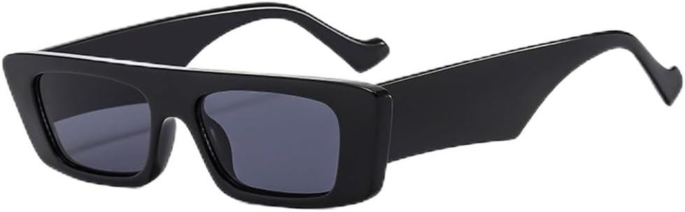 

2027 Модные прямоугольные солнцезащитные очки для женщин, маленькие солнцезащитные очки, женские тренды, плоская верхняя часть, цельные женские очки MTZJH, Black Black