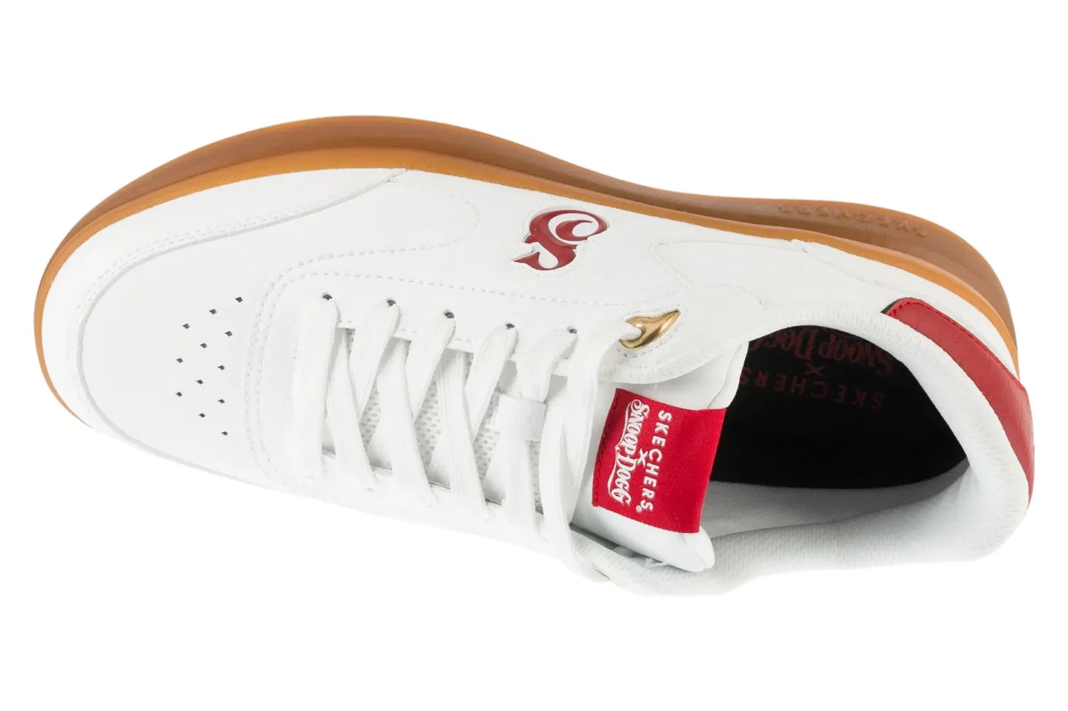 Кроссовки низкие на шнуровке Skechers, белый — фото 3