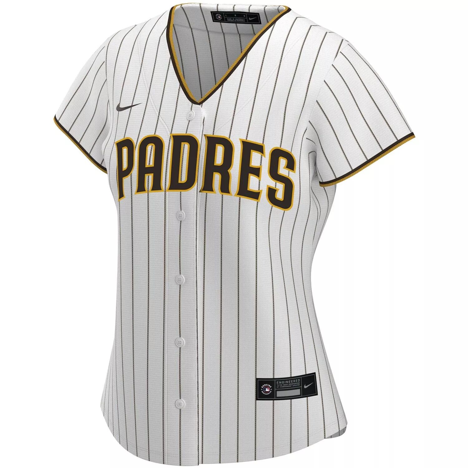 Женская белая футболка Nike San Diego Padres Home Replica Team Nike — фото 2