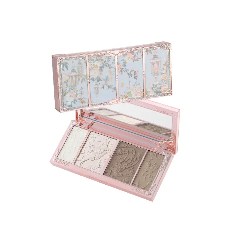 

FlowerKnows Butterfly Cloud Shoulder Collection Relief Highlighter Contouring Palette Natural 16g Flower Knows, 01 Moon Shadow Plate