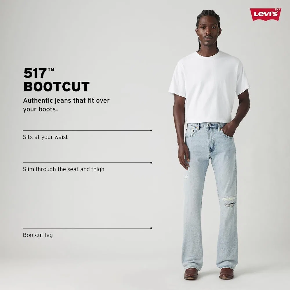 Джинсы клеш Levi's, черные — фото 4
