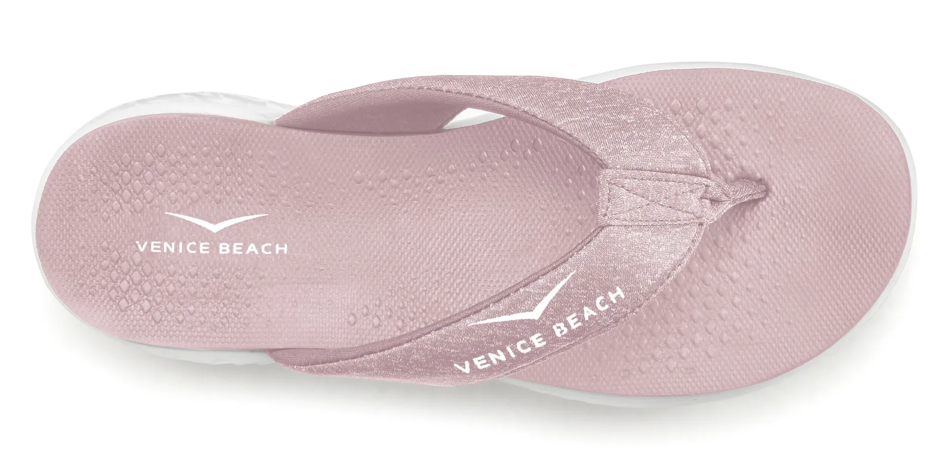 Шлепанцы Venice Beach, сандалии, мюли, сверхлегкие купальные туфли в спортивном ВЕГАНСКОМ стиле, цвет Rosé — фото 3