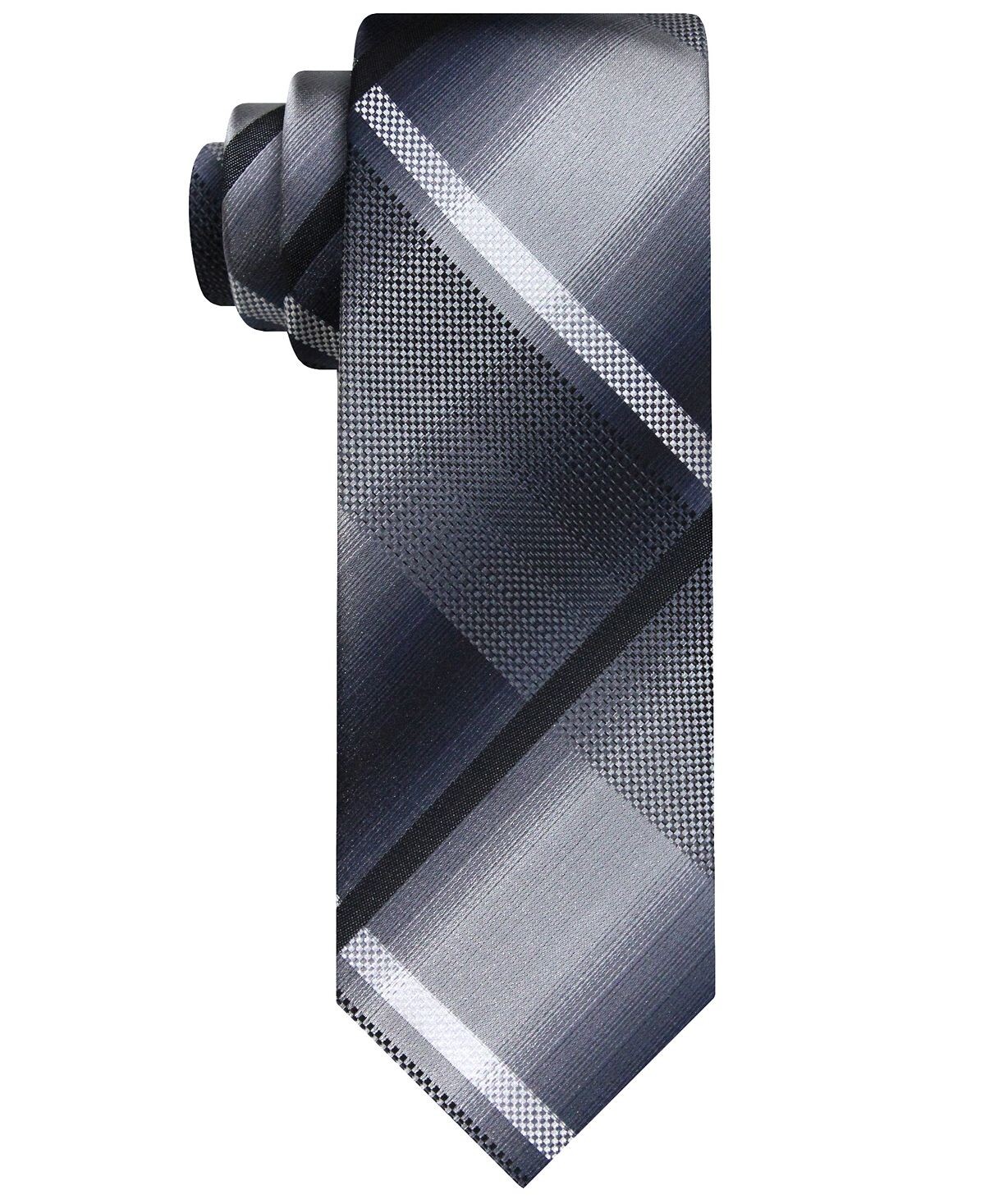 

Мужской клетчатый галстук с затененными завитками Van Heusen