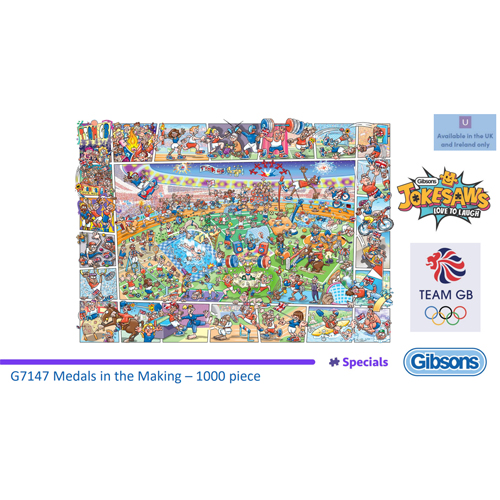 

Пазлы Team Gb: Medals In The Making (1000Pc)