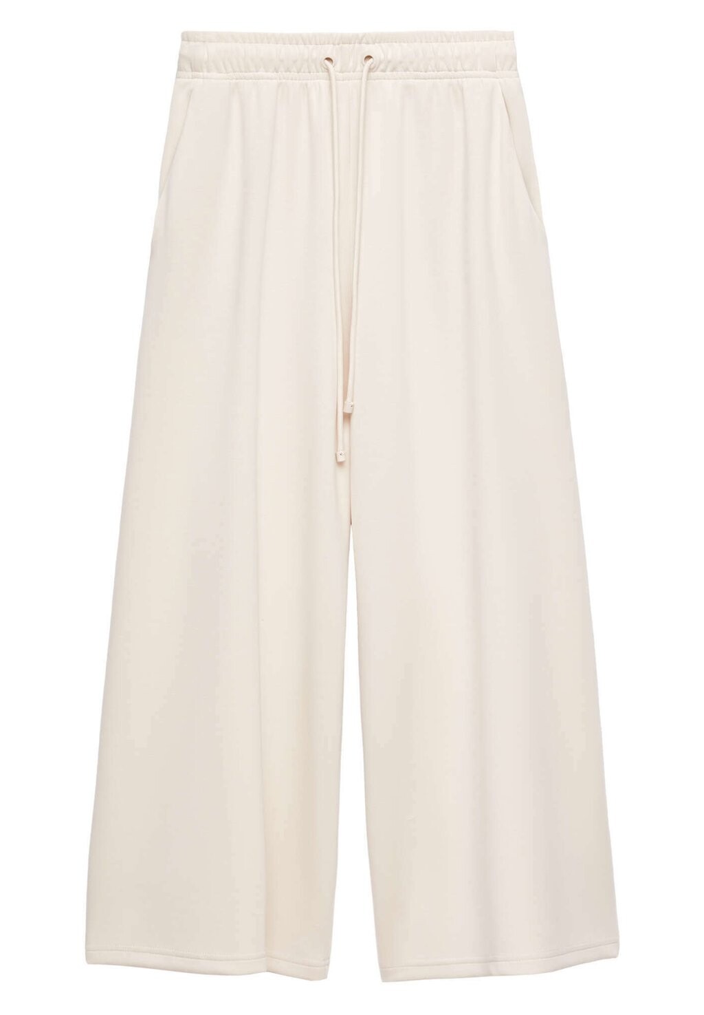 

Брюки Soft Touch Wide Leg OYSHO, бежевые