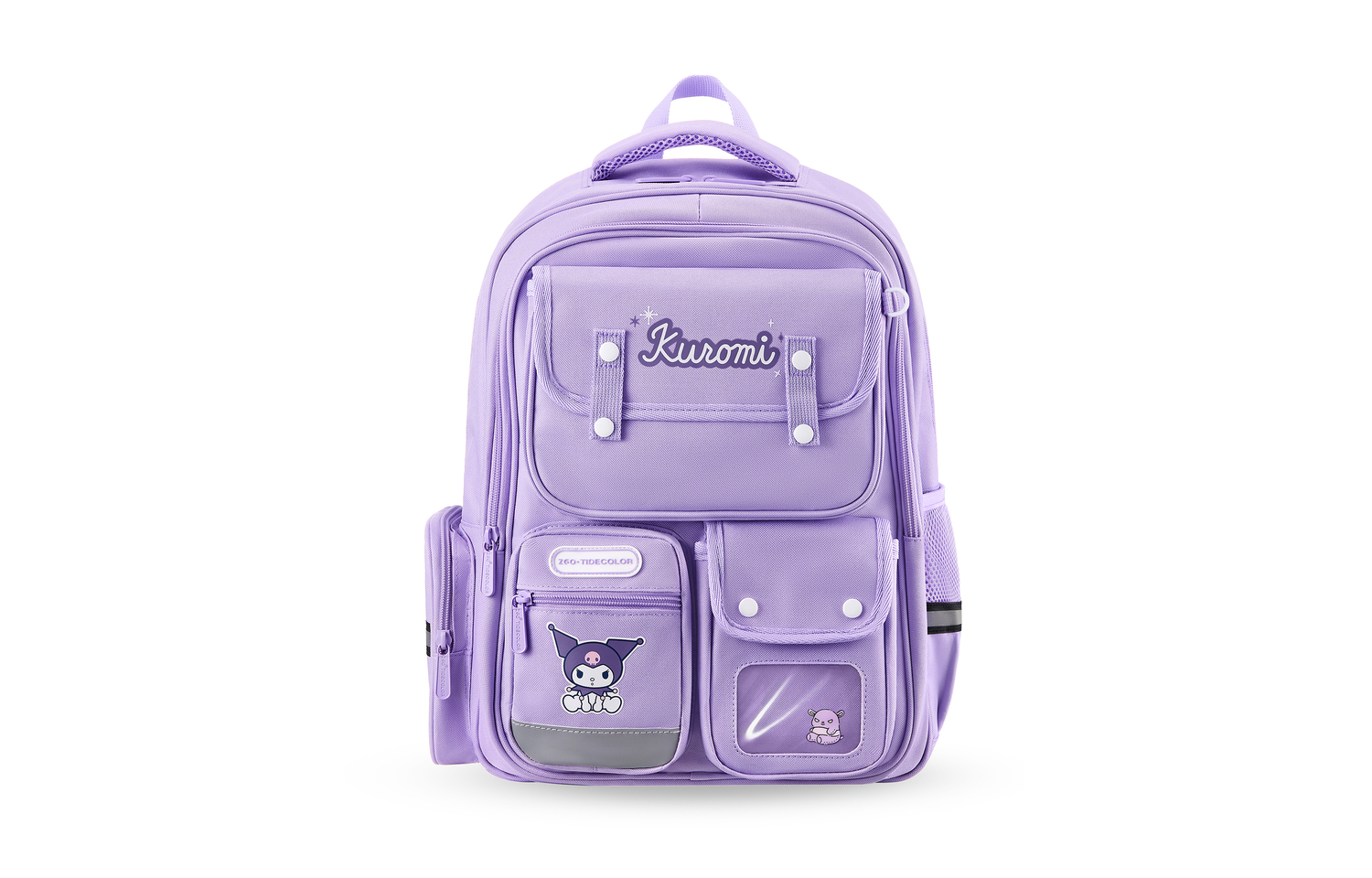 

Sanrio Большой женский рюкзак из полиэстера разноцветный, KuloMi - Purple Large Size